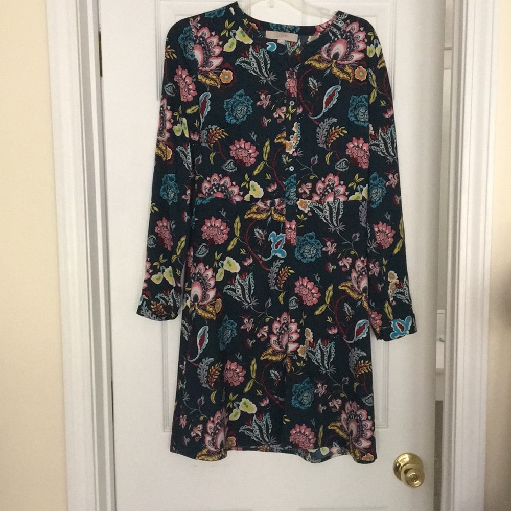Loft floral printed dress